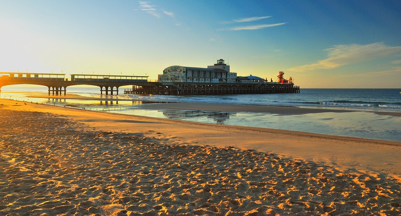 Bournemouth Pier and beach